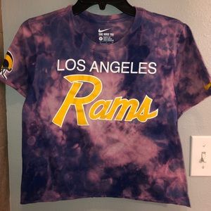LA Rams Crop T Shirt